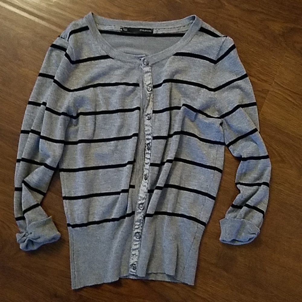 Maurices Gray Cardigan